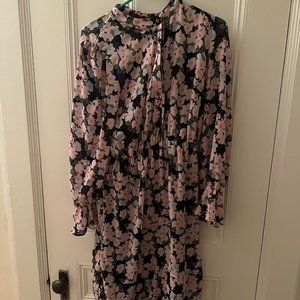 J Crew Mercantile Drapey Tie-Front Dress